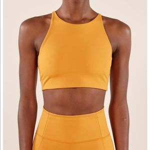 Girlfriend Collective Honey Topanga bra medium